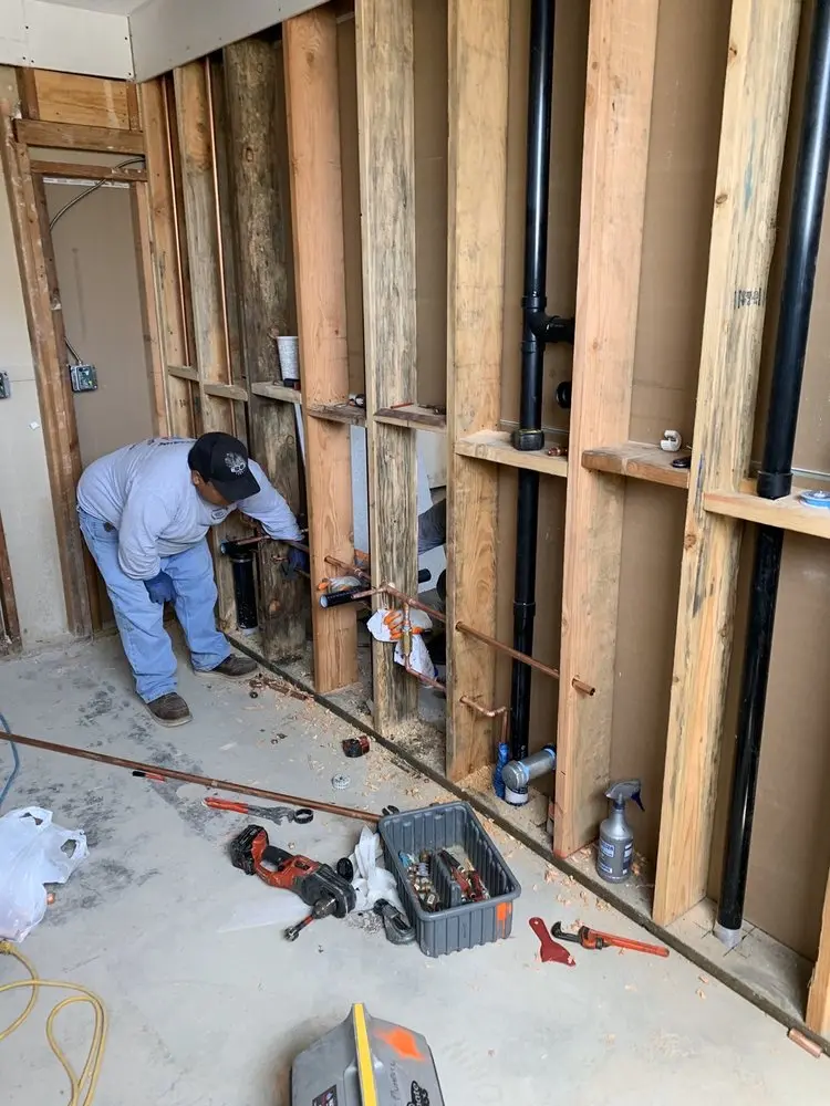 Commercial rough-in plumbing for Water Heater Replacement in Southwest Hoboken